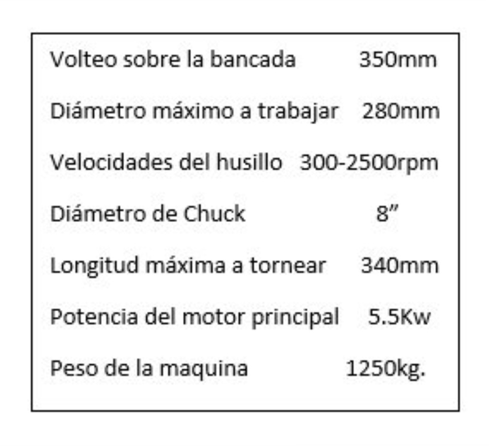 TORNO CNC MARCA KENTA MODELO1
